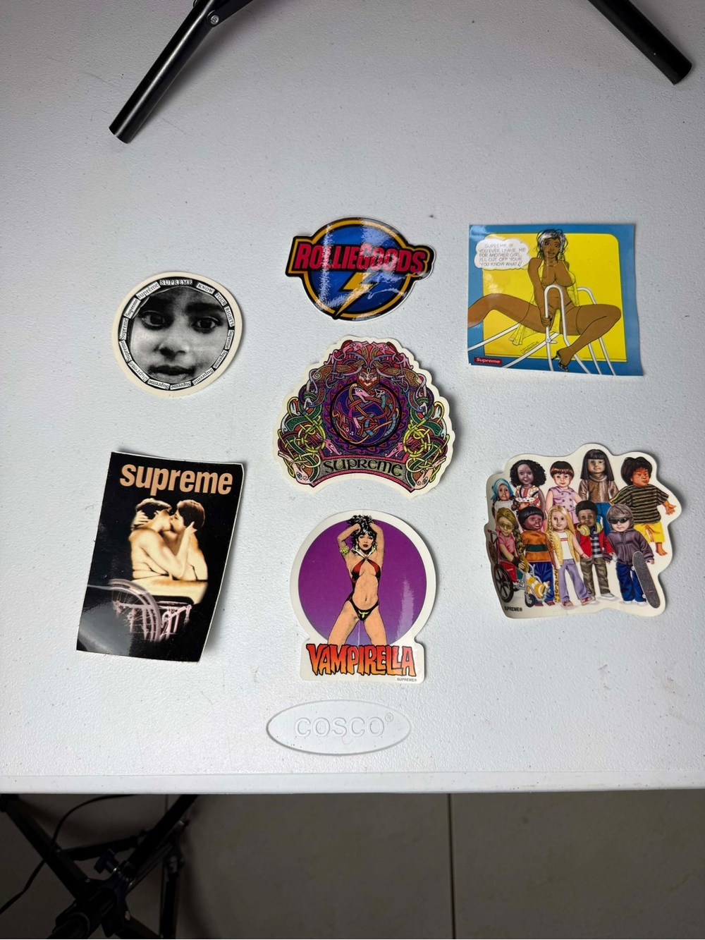 X7 supreme stickers